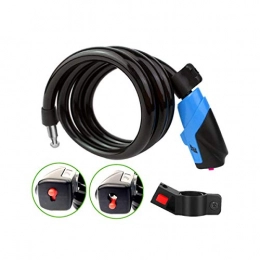 Mu Bike Lock MU Bicycle Lock, Anti-Theft Lock, Cable Lock, Mountain Bike Lock, Blue