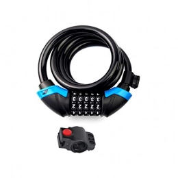 Mu Bike Lock MU Bicycle Lock, Anti-Theft Lock, Password Lock, Cable Lock, Mountain Bike Lock, Blue