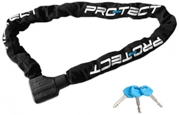 PRO-TECT Bike Lock PRO-TECT Unisex's Sapphire Art-4 Chain Lock, Black, 120 cm