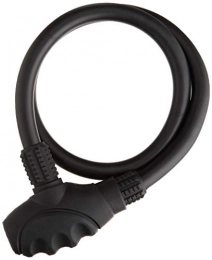 Prophete Bike Lock Prophete Unisex - Adult Cable Lock Memory Lock, Dimensions: 800 mm, Diameter 15 mm, Black, One Size