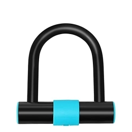 PURRL Bike Lock PURRL Bike U Lock Heavy Duty Bike Lock Bicycle U Lock, Sturdy Mounting Bracket for Bicycle, Motorcycle and More (Color : Blue, Size : 2.8cm-12cm) little surprise