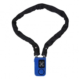 SALUTUYA Bike Lock SALUTUYA Bike Chain Lock Durable Lock Anti-theft Bike Door Code Chain Lock, with Digital Control Panel(blue)