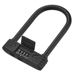 SGSG Bike Lock SGSG Bike U Lock, Compression / abrasion Resistance / solidity / bicycle Anti-theft Lock Four-digit Password / cable Locks Are Suitable For Mountain Bikes