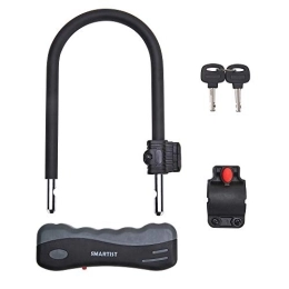 SMARTIST Bike Lock SMARTIST Bike Lock, 14mm Heavy Duty Bicycle Lock with Mounting Bracket and Key, U Bike Locks Anti Theft for Road Bike, Mountain Bike, Electric Bike, Folding Bike and More