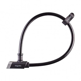 Squire Bike Lock Squire Mako Combi 18 / 900 – 3ft Combination Cable Lock. Patented TORQ DRIV Technology and Armored Steel Lock Body, 5 Wheels for up to 10, 000 Possible Combinations.