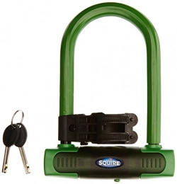 Squire Bike Lock Squire Unisex's Eiger Compact Shackle Lock-Green, 14.5 cm