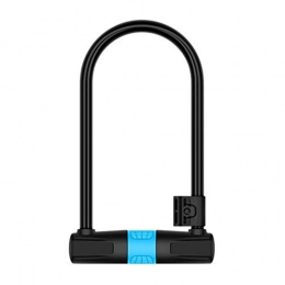 TASGK Bike Lock TASGK Bike U Lock, High Security U Shackle Bike Lock with 4FT / 1.2M Steel Flex Cable And Sturdy Mounting Bracket for Bikes, Bicycle, Motorbikes, Motorcycles, Blue, 2pc