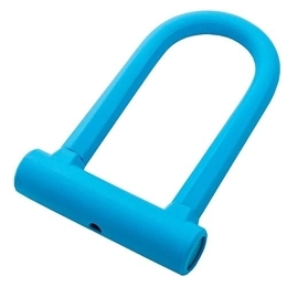 CTZL Accessories U-Locks Bicycle U Lock Anti-theft MTB Road Mountain Bike Lock Bicycle Accessories U-Locks Cycling Steel Security Bike Locks U-Lock (Color : Blue)