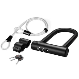 CTZL Accessories U-Locks Bike U Lock Anti-theft MTB Road Bicycle Lock Heavy Duty Steel Security Bike Cable U-Locks Set Cycling Accessories