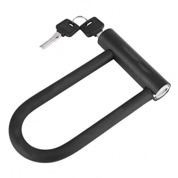 WAYYQX Bike Lock WAYYQX Bike U-Lock Portable Bike Lock With 2 Keys U-shaped Lock Steel Anti-Theft Strong Security Unbreakable Bicycle Lock Bicycle Accessories, Bike U Lock