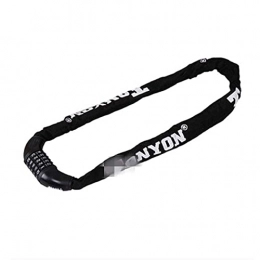 XIEZI Accessories XIEZI Bicycle Bassword Lock Bicycle Chain Lock, Steel Bar Lock, Mountain Bike Chain Lock, Cycling Equipment@A