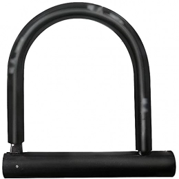 XMSIA Bike Lock XMSIA Bicycle Lock Universal Electric Bike U-shaped Lock Motorcycle Lock Bike Lock Riding Accessories Cycling Locks Anti-Theft (Color : Black, Size : 21x19.6cm)