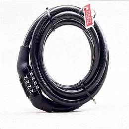 YQG Bike Lock YQG Outdoors Bike Lock, Code Key Locks Bike Cycling Password Combination Security Steel Wire Locks Bicycle Accessories