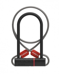 Zefal Bike Lock Zefal 4947B K-Traz U17 Lock & Cable Extension Lock, Black, 115 x 230mm / 120cm
