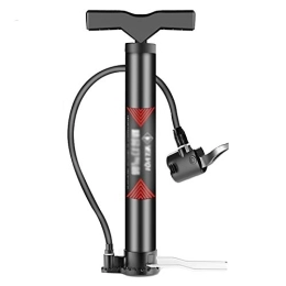 BCGT Pump Bicycle Pump, 130PSI Bicycle Floor Pump, Cycling Bike Air Pump for Bike Tire, Air Mattress, Soccer Ball, Yoga Ball (Color : Black)