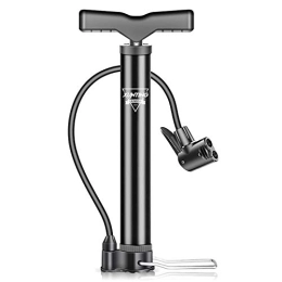 BCGT Bike Pump BCGT Pump Bike Pump, Bicycle Floor Pump 130 PSI, Bike Tire Pump For Road Bike, MTB, Hybrid, Balls (Color : Black)