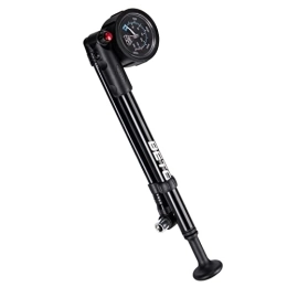 Beto Bike Pump Beto High Pressure Shock Pump - (400 PSI Max) MTB Bike Shock Pump for Fork & Rear Suspension with No-Loss Schrader Valve