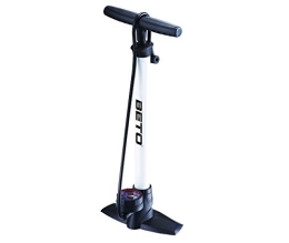 Beto Bike Pump Beto Steel with Gauge Track Pump - Silver