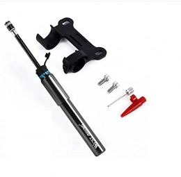 N\A Bike Pump Bicycle Pump Portable Mini Bicycle Pump High Pressure Bicycle Hand Air Pump Ball Tyre Inflator D C Gun Grey 150PSI