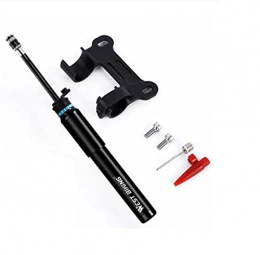 N\A Bike Pump Bicycle Pump Portable Mini Bicycle Pump High Pressure Bicycle Hand Air Pump Ball Tyre Inflator E C Black 150PSI