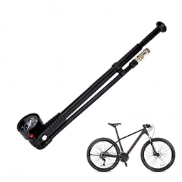 SunaOmni Accessories Bicycle Shock Pump 300 Psi High Pressure Front Fork Pump Mini Mtb Bike Tire Pump with Gauge Mountain Bike Threaded Shock Pump Bike Shock Pump for Mountain Fork Shock