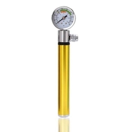 YFCTLM Bike Pump Bike pump Mini Bicycle Pump Gauge Bike Air Inflator Cycling Pump Fits Presta Schrader Valves for Road Mountain BMX (Color : Yellow)