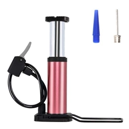 BOBILIFE Bike Pump BOBILIFE Mini Floor Bike Pump - Portable Bicycle Tire Pump Fits Presta and Schrader Valve Aluminum Alloy Barrel Gas Needle Bike Floor Pump for Basketballs, Footballs, Racing Bike, Mountain Bike (Red)