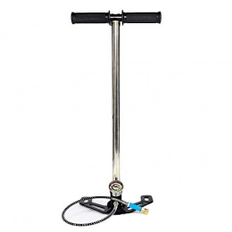 CaoQuanBaiHuoDian Accessories CaoQuanBaiHuoDian Bike Pump High Pressure Manual Pump Pressure Control Bicycle Pump 40MPA Manual Pump Built-in Oil-water Separator with Pressure Gauge Bicycle Tire Pump Widely Used Portable Pump