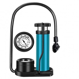 Cloudlesscc Bike Pump Cloudlesscc Foot pump Blue bike foot pump with meter universal mini bike tire air pump with gas ball needle Air Pump