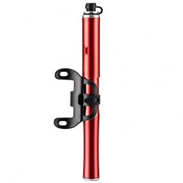 InChengGouFouX Bike Pump inChengGouFouX Convenience Bicycle Pump Aluminum Alloy Pump Portable Basketball Inflatable Tube Mountain Bike Pump Exquisite Bicycle Pump (Color : Red, Size : 22.5cm)