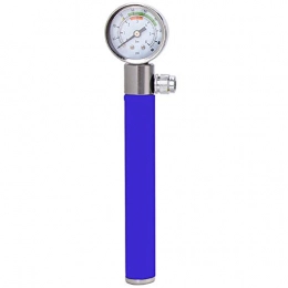 InChengGouFouX Bike Pump inChengGouFouX Convenience Portable Household Bicycle and Motorcycle High Pressure Pump Aluminum Alloy Pump Exquisite Bicycle Pump (Color : Blue, Size : 19.5x2.1cm)