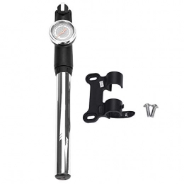 Jadeshay Bike Pump Jadeshay Pump Bicycle Air Pump Inflator Portable Bike Pump Barometer Nozzle (Silver)