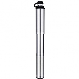 JIAGU Bike Pump JIAGU Bike Tire Bicycle Air Pump Mini Aluminum Alloy Bicycle Pump Basketball Football Inflator Hand Push Portable Toy Ergonomic Bicycle Pump (Color : Silver, Size : 21.3x2.5cm)