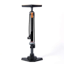 JOMSK Bike Pump JOMSK Bicycle Hand Floor Pump Floor-mounted Bicycle Hand Pump With Precision Pressure Gauge for Easy Carrying (Color : Black, Size : 500mm)