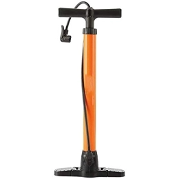 JOMSK Bike Pump JOMSK Bicycle Hand Floor Pump High-pressure Pump Bicycle Multi-purpose Pump Basketball Electric Bicycle Portable Air Pump (Color : Orange, Size : 25x60cm)