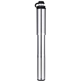 JOMSK Bike Pump JOMSK Bicycle Hand Floor Pump Mini Aluminum Alloy Bicycle Pump Basketball Football Inflator Hand Push Portable Toy (Color : Silver, Size : 21.3x2.5cm)