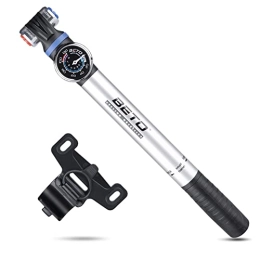 JUFUM Bike Pump JUFUM 120Psi Bike Pump Aluminum Alloy Bicycle Hand Air Pump Tire Inflator Schrader Presta Valve Road Cycling Pump