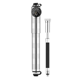 LANGTAO Bike Pump LANGTAO Air Pump with External Barometer Bike Tyre Inner Tube Track Pump with Hidden Hose Portable And Durable Bike Pump One-Button Pressure Relief Air Pump