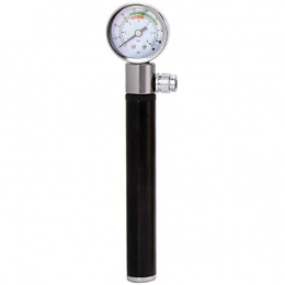 Nvshiyk Accessories Nvshiyk Portable Bicycle Tire Pump Portable Household Bicycle and Motorcycle High Pressure Pump Aluminum Alloy Pump for Road, Ball Pump (Color : Black, Size : 19.5x2.1cm)