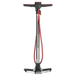 Schwinn Bike Pump Schwinn Unisex's Air Center Bike Pro Floor Pump, Silver, One size