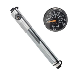 WOHCO Bike Pump WOHCO Bicycle Pump, Manual Air Pump, Hose Pressure Gauge, Cycle Tire Inflator, Portable Mini Pump, Convenient and Labor-saving, Stylish and Portable