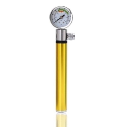 YFCTLM Bike Pump YFCTLM Bike pump Mini Bicycle Pump With Pressure Gauge 210 PSI Portable Hand Cycling Pump Presta and Schrader Ball Road MTB Tire Bike Pump Newest (Color : Y)