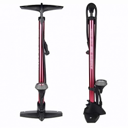 YIJIAHUI-outdoor Bike Pump YIJIAHUI-outdoor Bike Floor Pump with High Pressure Bike Stand Floor Pump Scharder & Presta Valves 160 PSI Floor Drive With Gauge (Color : Red, Size : 62cm)