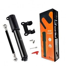 YIYOUNIU Bike Pump YIYOUNIU Portable Bike Pump Floor Standing Aluminum Alloy Air inflator 120PSI High Pressure With Gas pin, Ball Needle, Retention clip, Screws