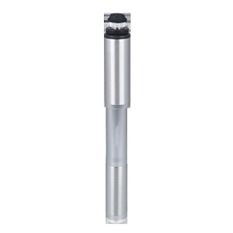 ZIQIDONGLAI Bike Pump ZIQIDONGLAI Bicycle Hand Pump Outdoor Riding Equipment Portable Mini Manual Bicycle Pump Aluminum Alloy Outdoor Riding Equipment for Mountain and BMX Bikes (Color : Silver, Size : 215mm)