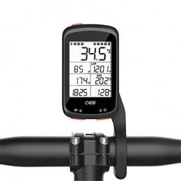 Huangjiahao Accessories Bike Computer Bike Computer Bluetooth ANT+ Waterproof GPS Wireless Smart Mountain Road Bicycle Monitor Stopwatch For Bikers / Men / Women / Teens (Size:75 * 55 * 18mm; Color:Black)