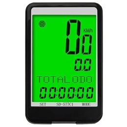 Koliyn Accessories koliyn Bicycle computer wireless, LCD backlight display, outdoor riding speed meter, odometer, 8 languages switchable
