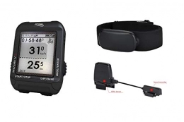 POSMA Accessories POSMA D3 GPS Cycling Bike Computer Speedometer Odometer, Bluetooth ANT+ dual mode BCB30 Speed Cadence Sensor BHR30 Heart Rate Monitor Value Kit