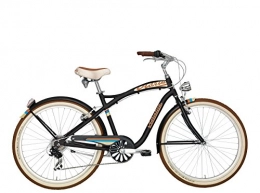 Cicli Adriatica Bicicletta Cruiser Alu Alluminio da Uomo (Nero)