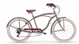 MBM Bici MBM Honolulu, Bici Cruiser Uomo, Verde Militare A42, 26